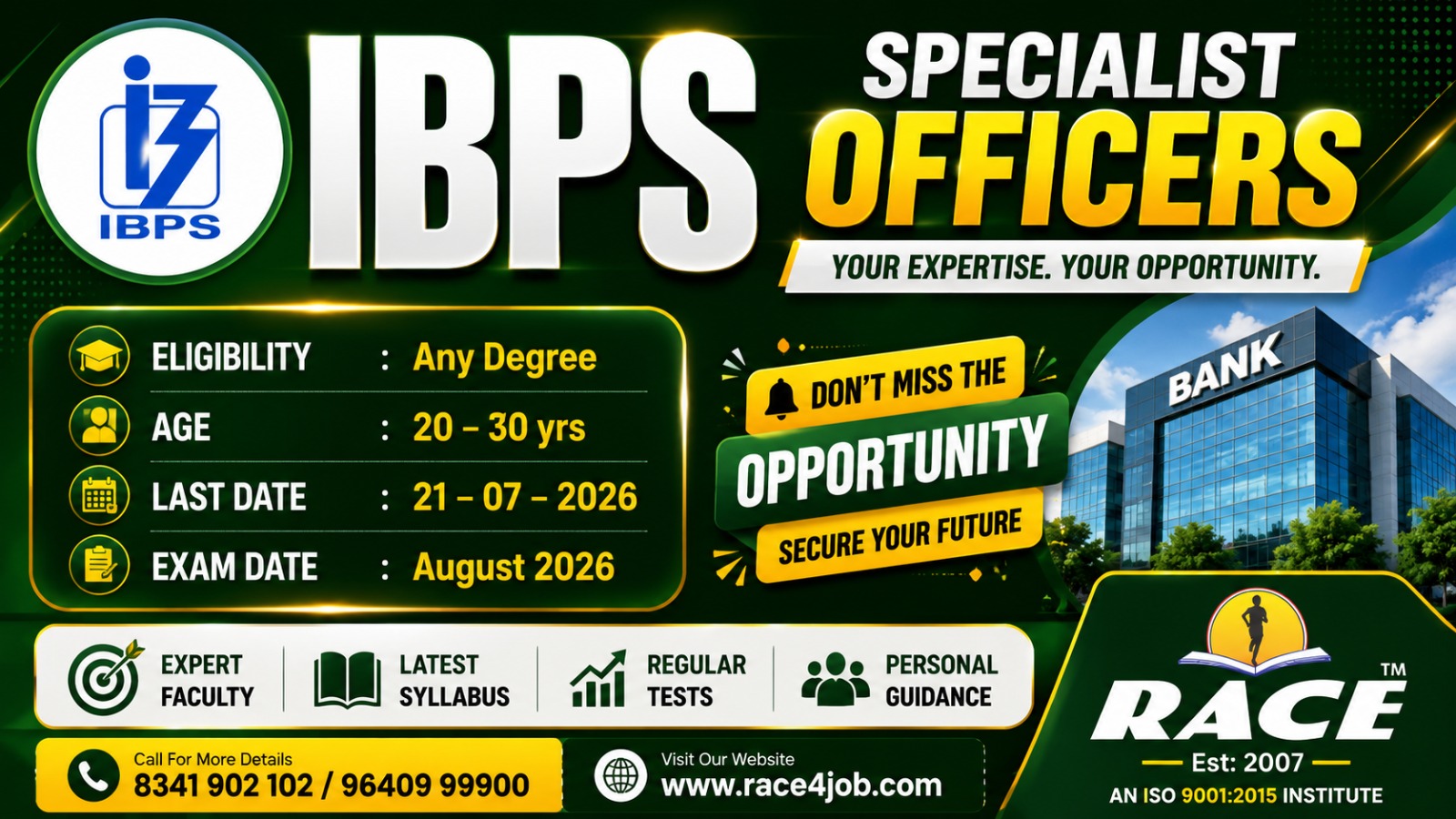 IBPS SO 2026 Notification Out for 745 Vacancies – Exam Pattern, Eligibility & PDF