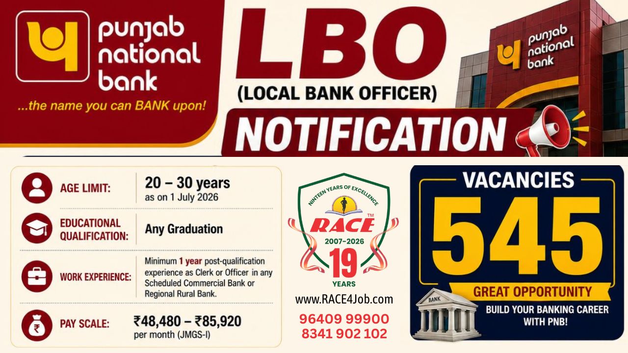 PNB Local Bank Officer Notification 2026